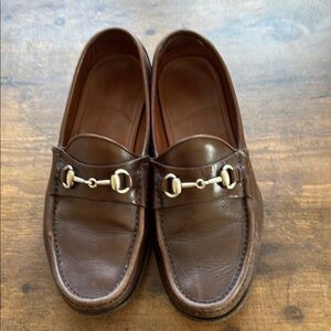 Men's Brown Leather Loafers